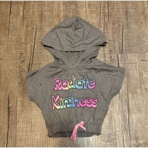 Delia's Kids Hoodie "Radiate Kindness" Size 4 - Girls Casual Hoodie Shirt